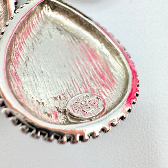 Premier Designs Black Teardrop Cabochon Bali Style Earrings Eastern Ethnic Boho - Picture 4 of 9